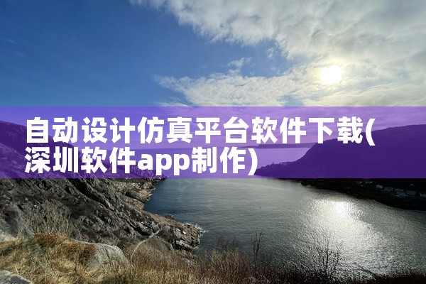 自动设计仿真平台软件下载