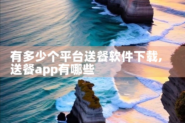 有多少个平台送餐软件下载